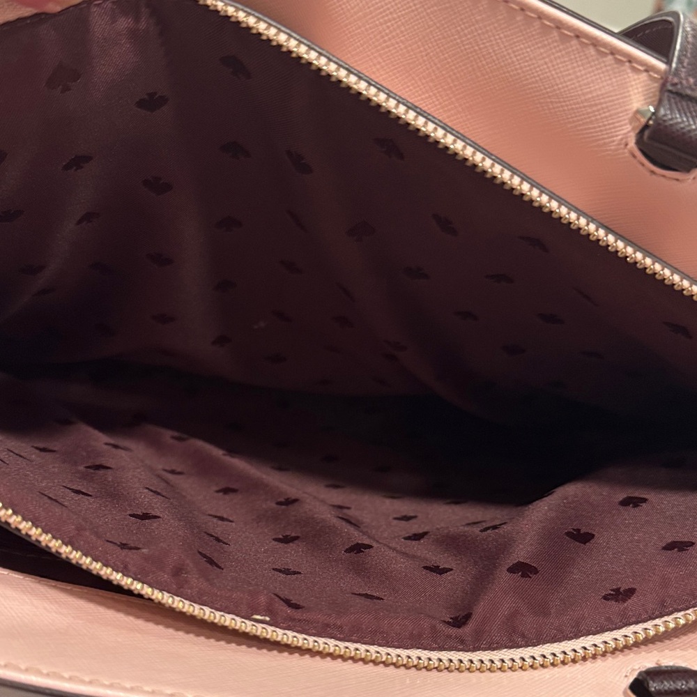 Kate Spade Maroon and Blush Surprise Tote - Picture 2 of 7